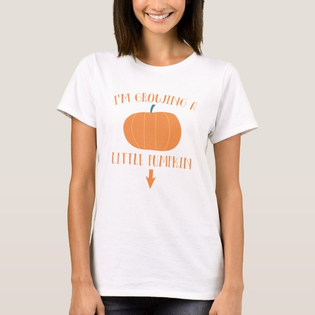 Estoy cultivando una pequeña camiseta de maternida (Anverso)