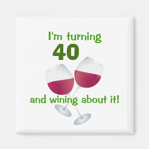 Estoy dando vuelta a 40 y wining sobre él imán