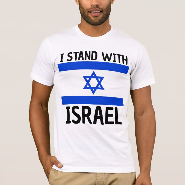 ESTOY DE PIE CON CAMISETAS DE ISRAEL (Anverso)