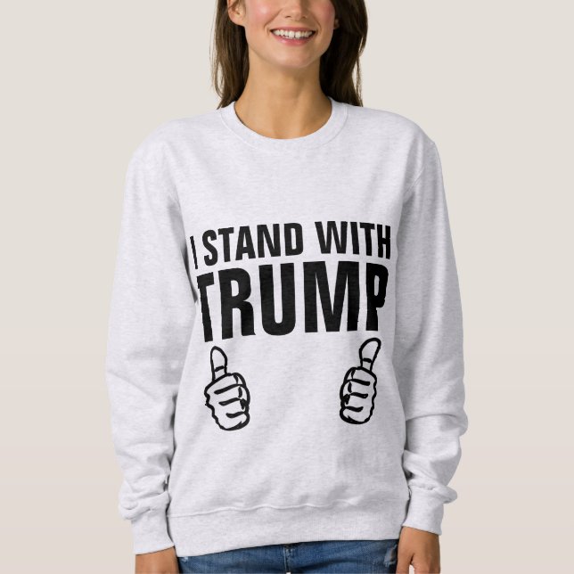 ESTOY DE PIE CON Camisetas DONALD TRUMP (Anverso)