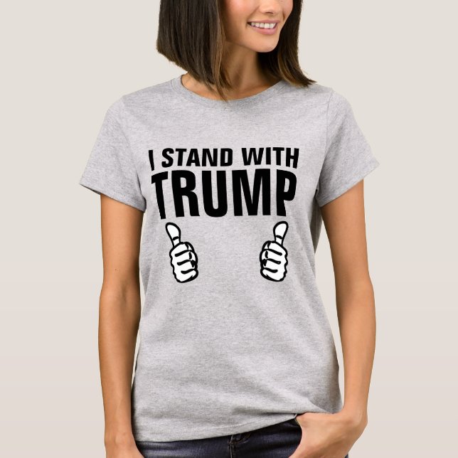 ESTOY DE PIE CON Camisetas DONALD TRUMP 2024 (Anverso)