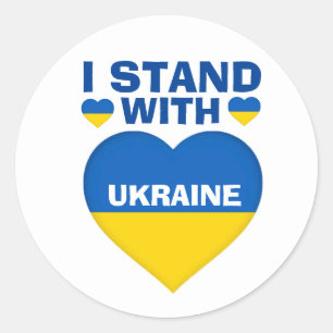 ESTOY DE PIE CON LOS Pegatinas DE UCRANIA