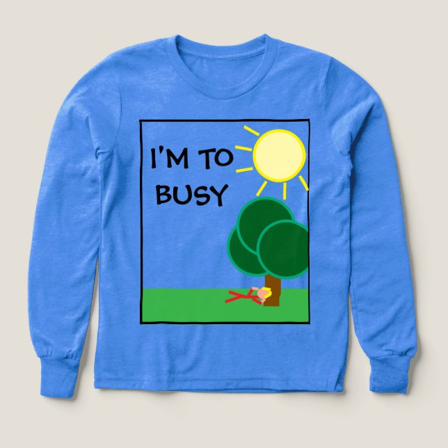 Estoy demasiado ocupado (Diseño frontal)