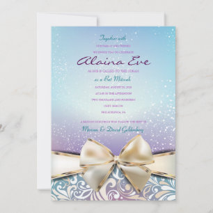 ESTOY DEVINE Bat Mitzvah Invitación
