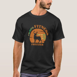 Estoy en aptitud cazando camisetas de ciervos cong