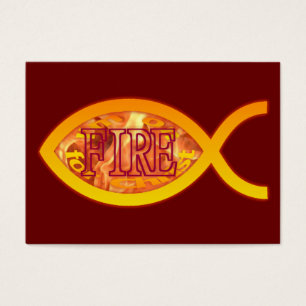 Estoy en FUEGO por Cristo - Tarjeta de Tracto de P