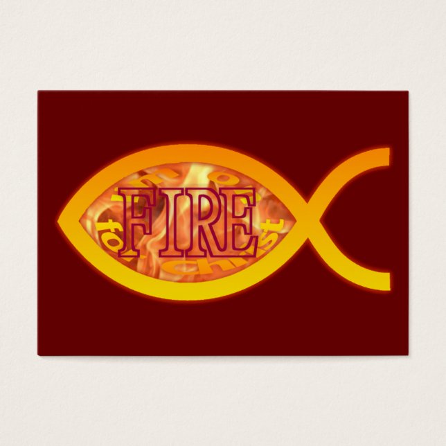 Estoy en FUEGO por Cristo - Tarjeta de Tracto de P (Frente)