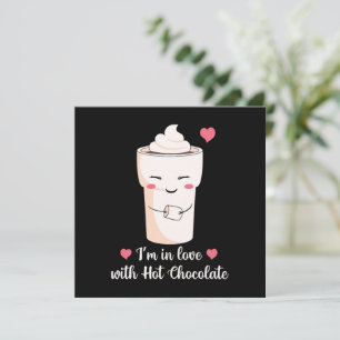 Estoy enamorada del chocolate caliente