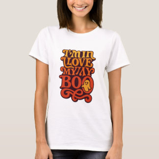 Estoy enamorado del diseño de mi camiseta de boo
