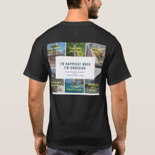 Estoy feliz cuando estoy llevando camiseta masculi