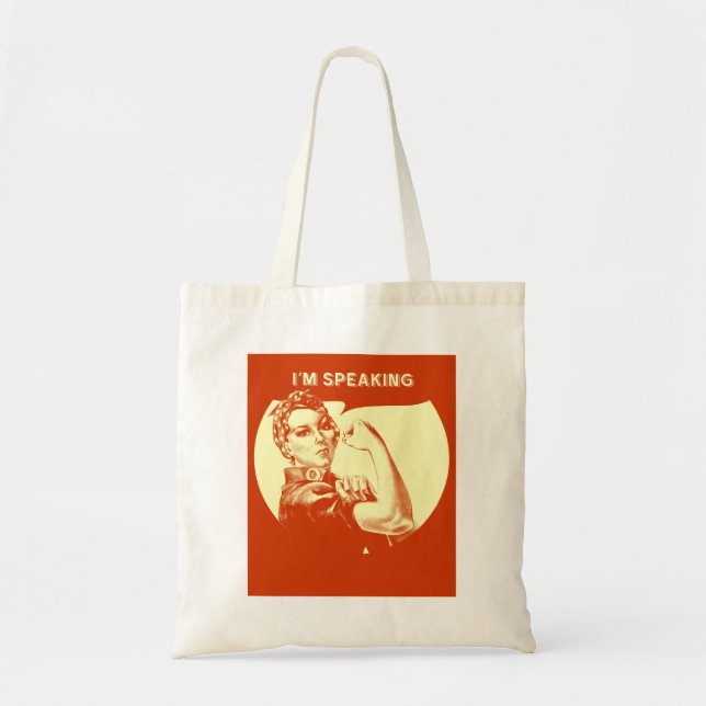 Estoy hablando - Bolsa de Tote de presupuesto (Frente)