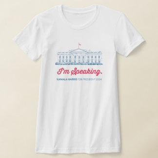 Estoy hablando de Kamala Harris por la camiseta de
