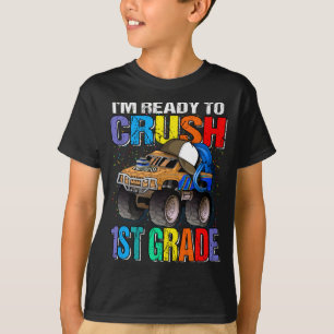 Estoy listo para aplastar camiseta de monstruo de