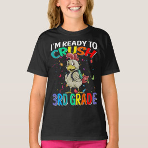 Estoy listo para aplastar camiseta de pollo de ter