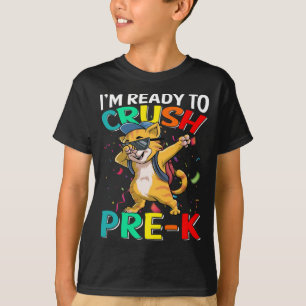 Estoy listo para aplastar la camiseta de gato pre-