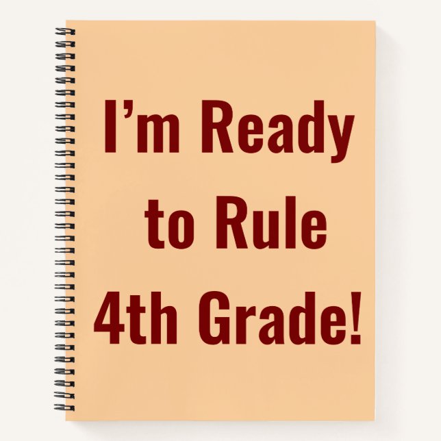 Estoy Listo para Gobernar Cuaderno Personalizado d (Anverso)