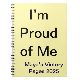 Estoy orgulloso del cuaderno de mi Personalizado M