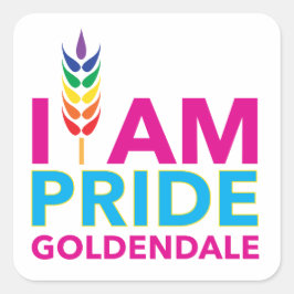 ESTOY ORGULLOSO Pegatinas de la Plaza Goldendale