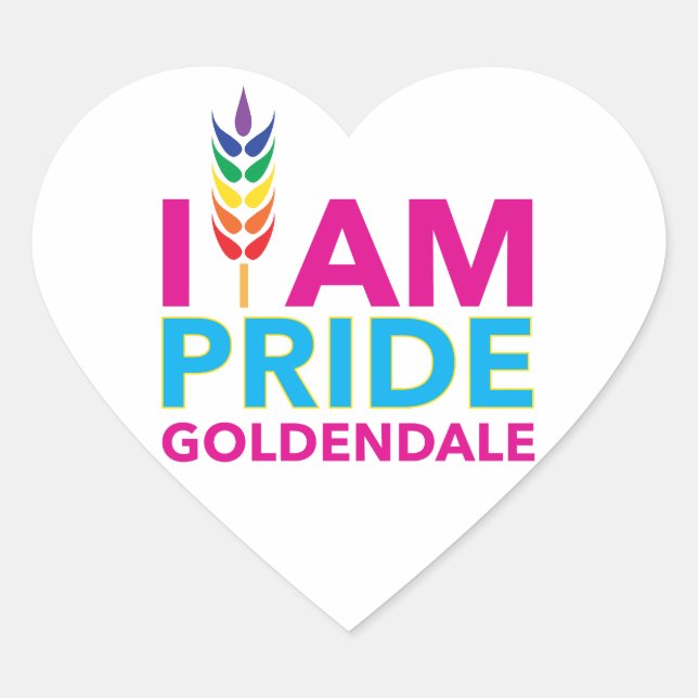 ESTOY ORGULLOSO Pegatinas Goldendale en forma de c (Anverso)