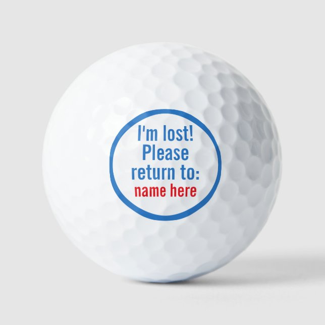 Estoy Perdida Pelota de Golf (Anverso)