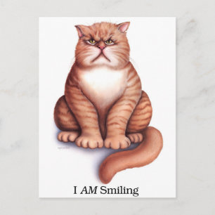 Estoy sonriendo con tarjeta