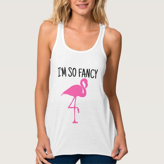 ESTOY TAN FANCIOSO, BANDAS FLAMINGO Camisetas cami (Anverso)