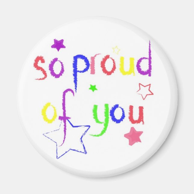 Estoy tan orgulloso de ti... Imán (Frente)