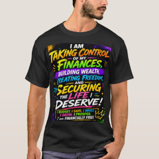 Estoy tomando el control de mi camiseta de finanza