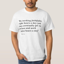 Estoy trabajando duro en la camiseta