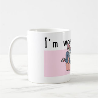 Estoy trabajando en él la taza