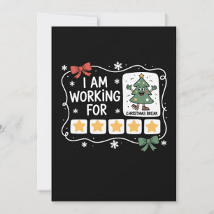 Estoy Trabajando Para El Árbol De Navidad De Vacac