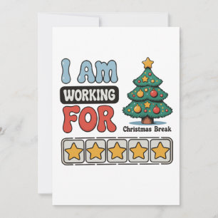Estoy Trabajando Para Vacaciones De Navidad Invier