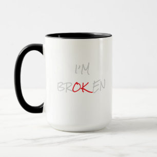 Estoy triste por la taza de café rota