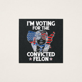 Estoy votando por el convicto Felon Funny Pro Trum