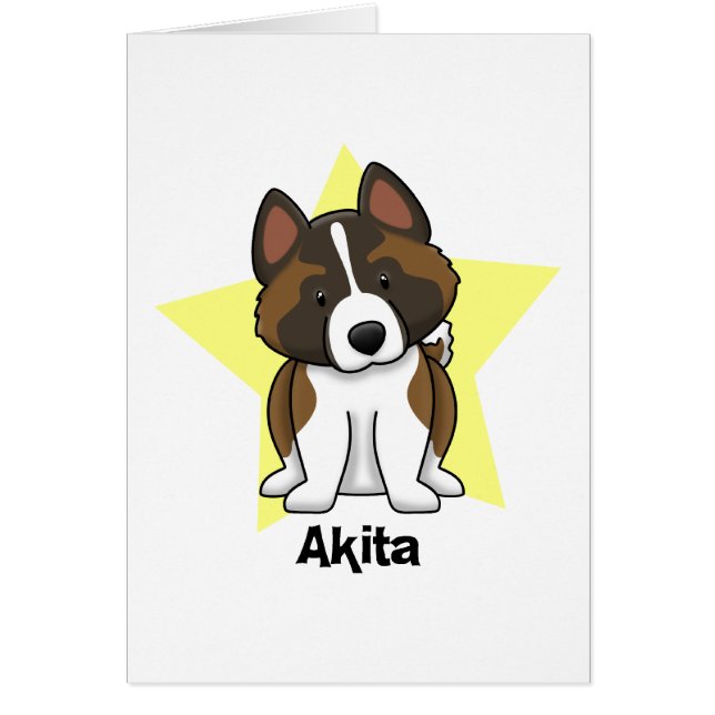 Estrella Akita de Kawaii (Frente)