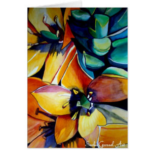 Estrella Amarilla de Belén flor acuarela arte