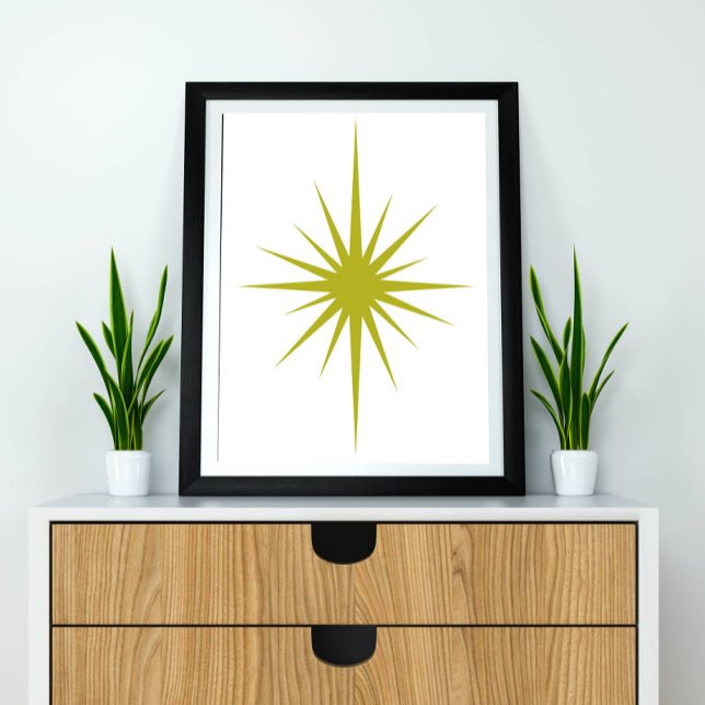 Estrella Atómica Verde Explosión Decoración Modern (Subido por el creador)