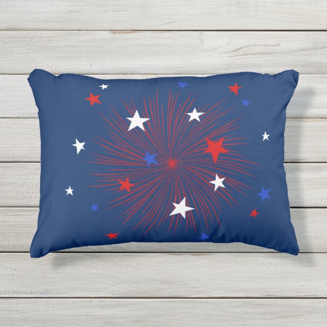 Estrella azul de la marina, estrellas, almohada de (Anverso)