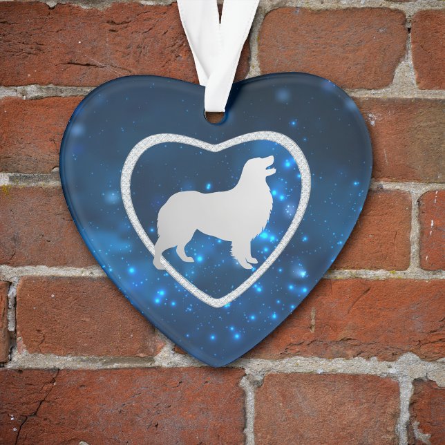 Estrella azul ilumina ornamento de perro pastor au (Subido por el creador)
