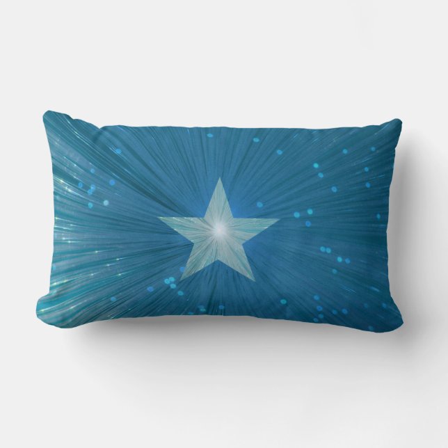 Estrella azul tira almohada (Anverso)