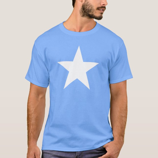Estrella blanca / Somalia - Camiseta patriótica (Anverso)