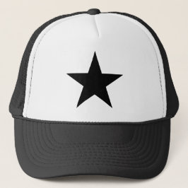 Estrella - Blanco Negro - Emo - Sombrero para cami