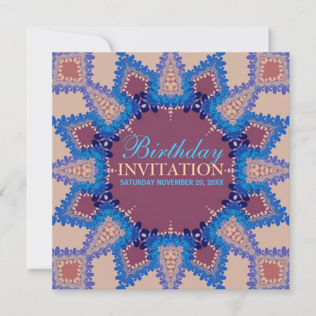 Estrella Bohemia Cumpleaños / Invitación Especial (Anverso)