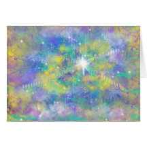 Estrella celestial de Navidad Arte cristiano Cita 