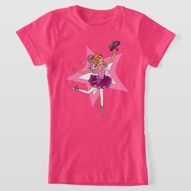 Estrella chica Ballerina rosa con camisa roja (Distribución)