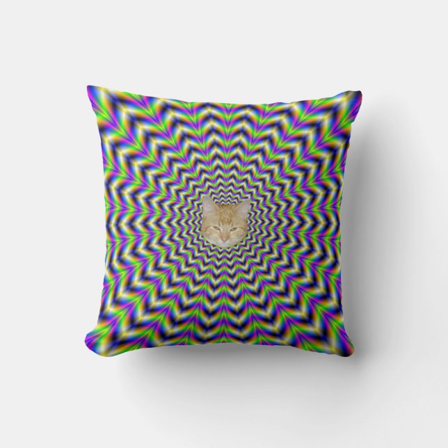 Estrella de almohadas en azul rosa amarillo y verd (Anverso)
