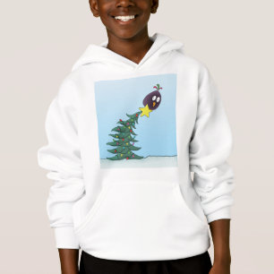 Estrella de árbol de Navidad de pájaro de dibujos
