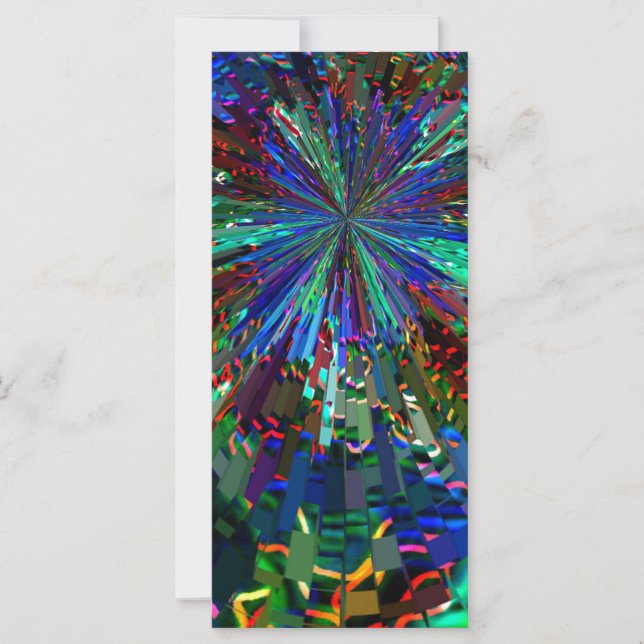 Estrella de arte espumoso AZUL Cometa Solar Nights (Anverso)