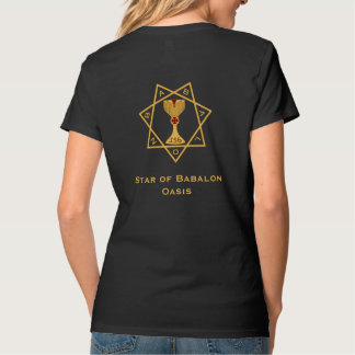 Estrella de Babalon Gold Logotipo Dos camisetas de