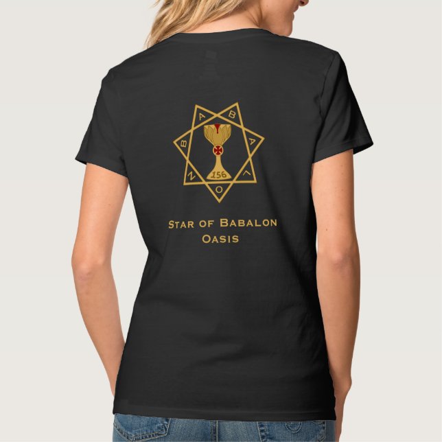 Estrella de Babalon Gold Logotipo Dos camisetas de (Reverso)